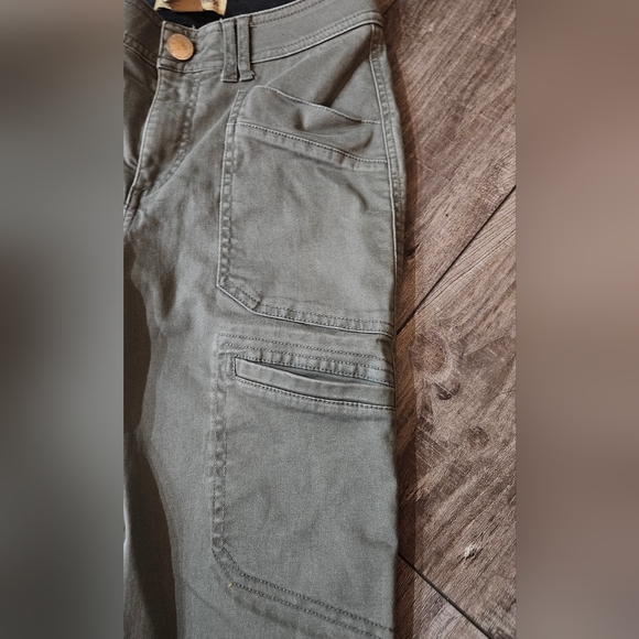 Cargo Utility Pants DEMOCRACY Green Size 2 - Picture 3 of 7